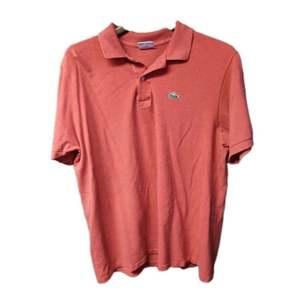 Lacoste Coral Polo Shirt Size 7 (M-L)